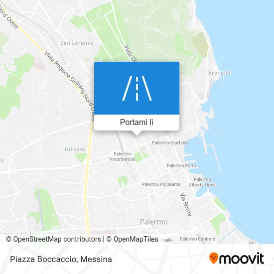 Mappa Piazza Boccaccio