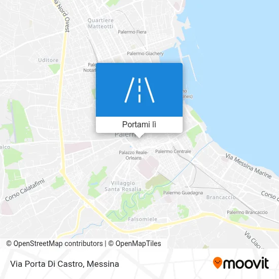 Mappa Via Porta Di Castro