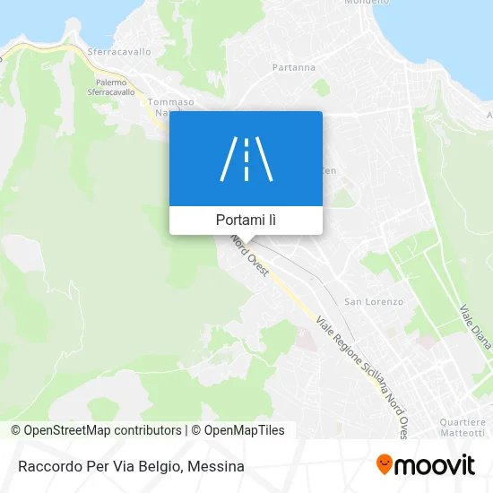 Mappa Raccordo Per Via Belgio