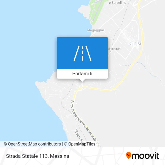 Mappa Strada Statale 113