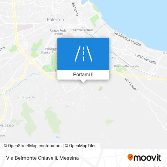 Mappa Via Belmonte Chiavelli