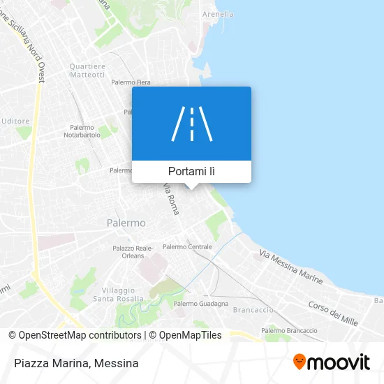 Mappa Piazza Marina