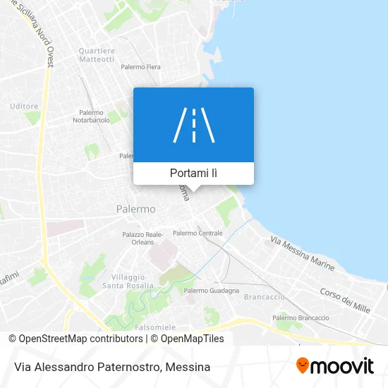 Mappa Via Alessandro Paternostro