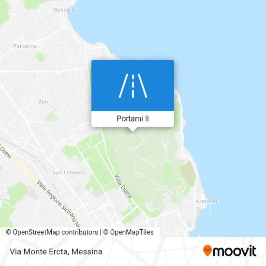 Mappa Via Monte Ercta