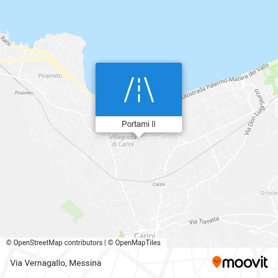 Mappa Via Vernagallo