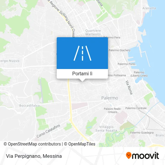 Mappa Via Perpignano