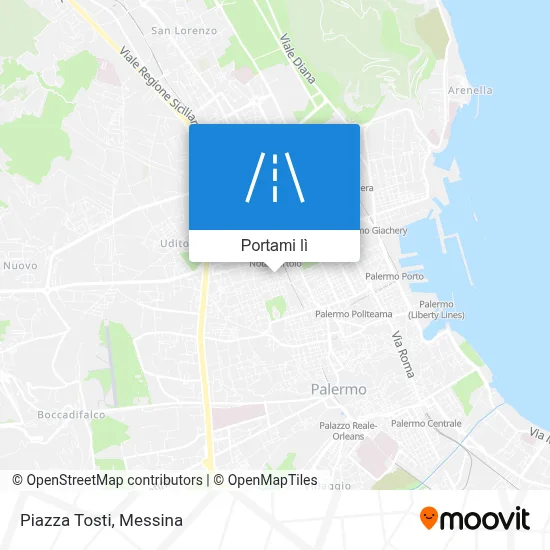 Mappa Piazza Tosti