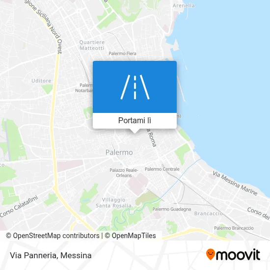 Mappa Via Panneria