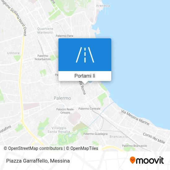 Mappa Piazza Garraffello