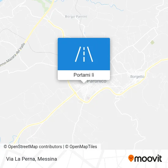 Mappa Via La Perna