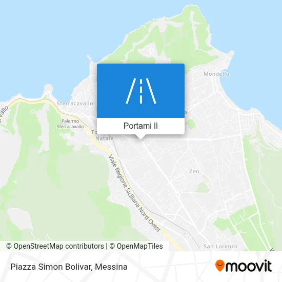 Mappa Piazza Simon Bolivar