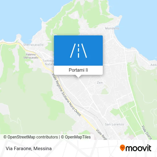 Mappa Via Faraone