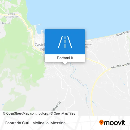 Mappa Contrada Cuti - Molinello