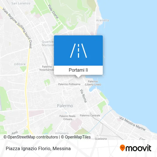 Mappa Piazza Ignazio Florio