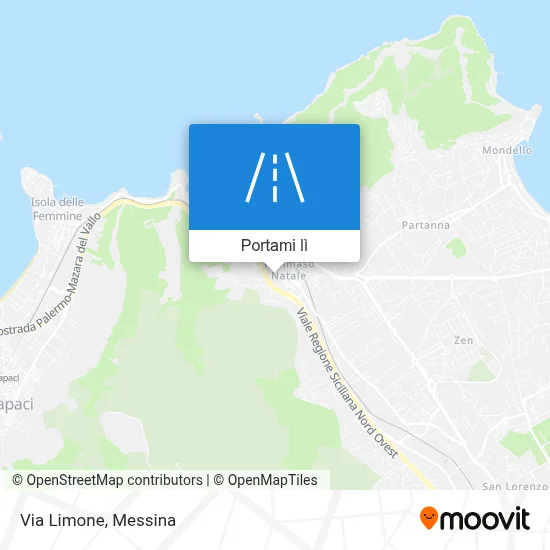 Mappa Via Limone