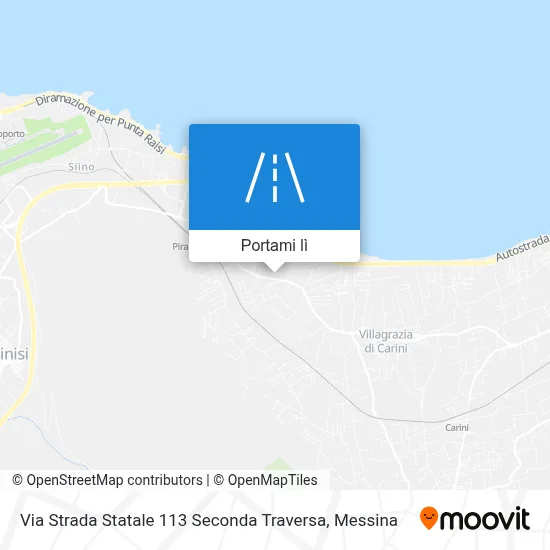 Mappa Via Strada Statale 113 Seconda Traversa