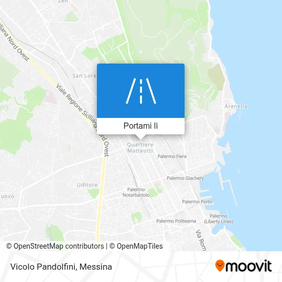 Mappa Vicolo Pandolfini