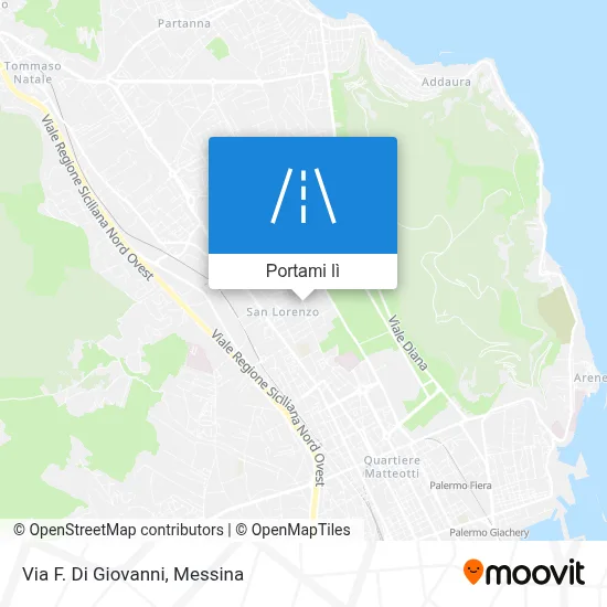 Mappa Via F. Di Giovanni