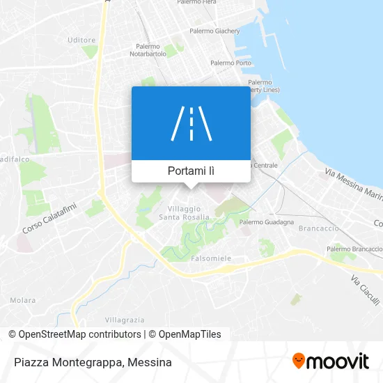 Mappa Piazza Montegrappa