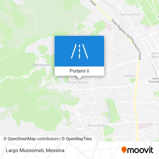 Mappa Largo Mussomeli