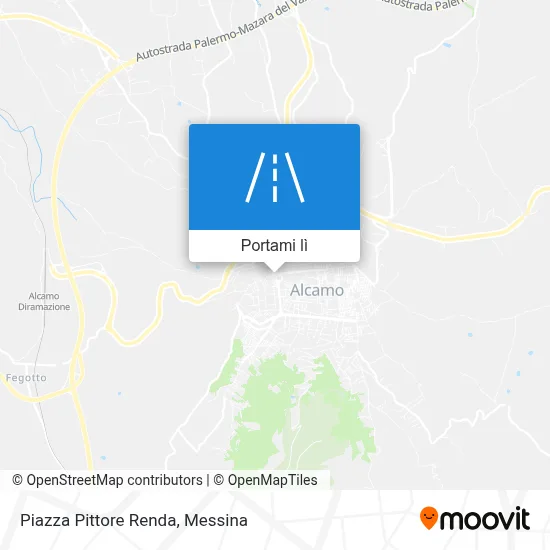 Mappa Piazza Pittore Renda