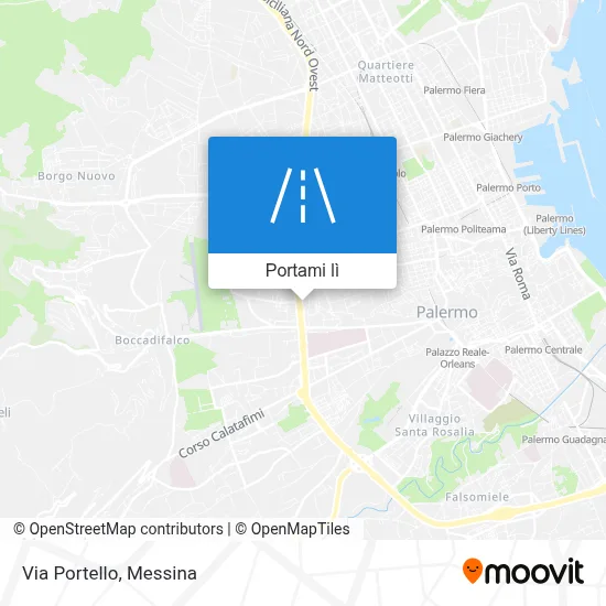 Mappa Via Portello