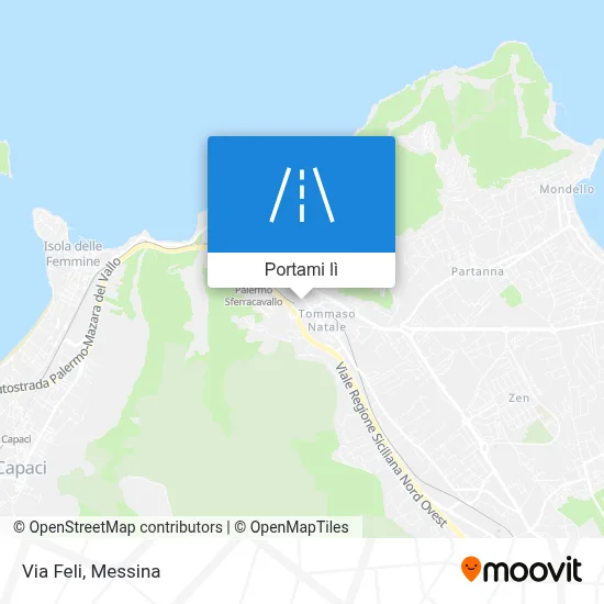 Mappa Via Feli