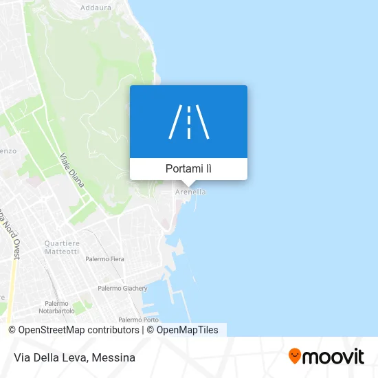 Mappa Via Della Leva