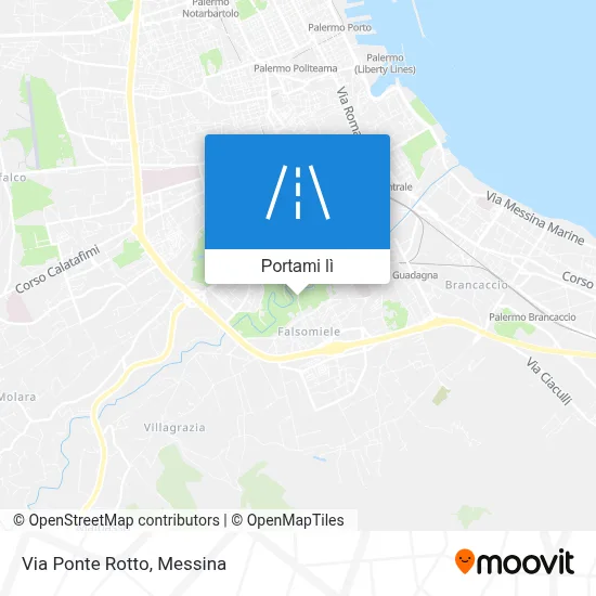 Mappa Via Ponte Rotto