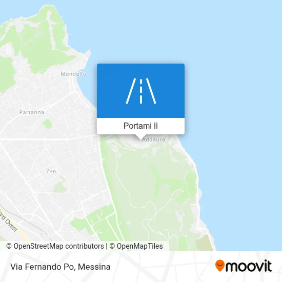 Mappa Via Fernando Po