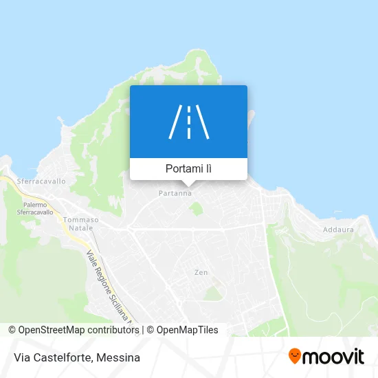 Mappa Via Castelforte