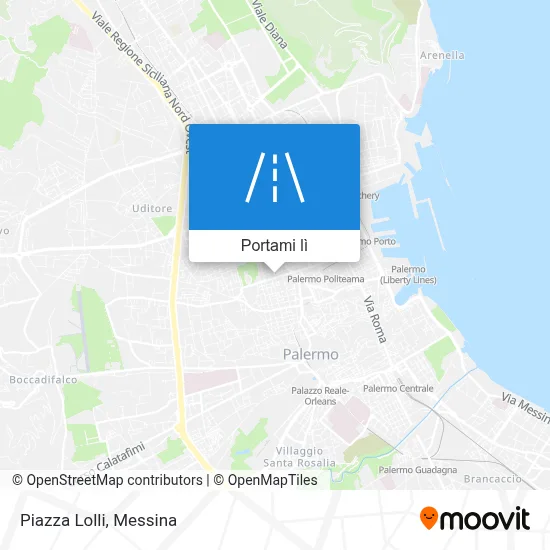 Mappa Piazza Lolli