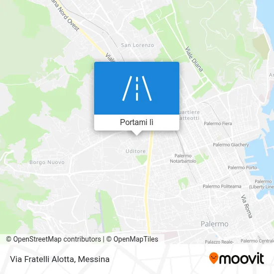 Mappa Via Fratelli Alotta
