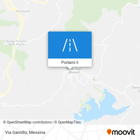 Mappa Via Gamillo