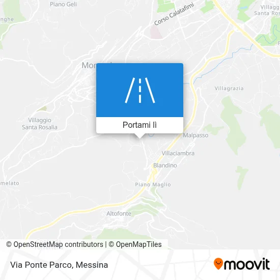 Mappa Via Ponte Parco