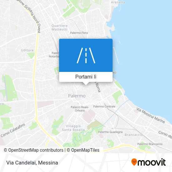 Mappa Via Candelai