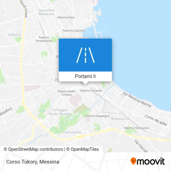 Mappa Corso Tukory