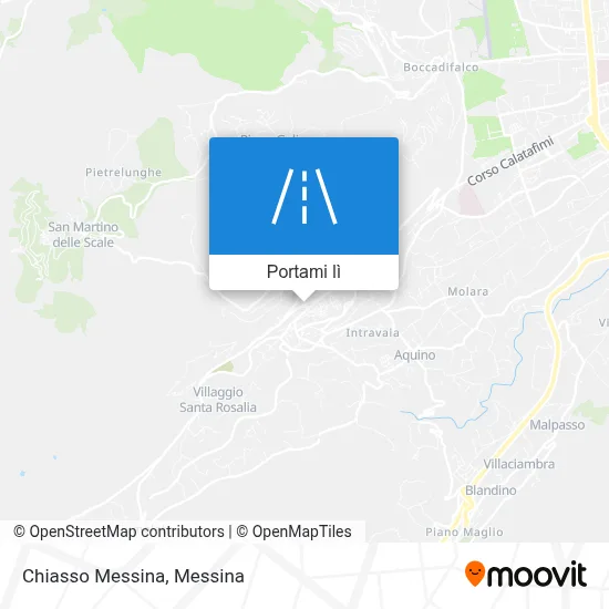 Mappa Chiasso Messina