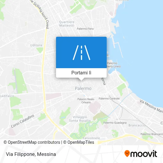 Mappa Via Filippone
