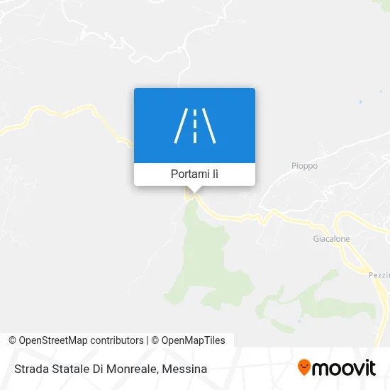 Mappa Strada Statale Di Monreale