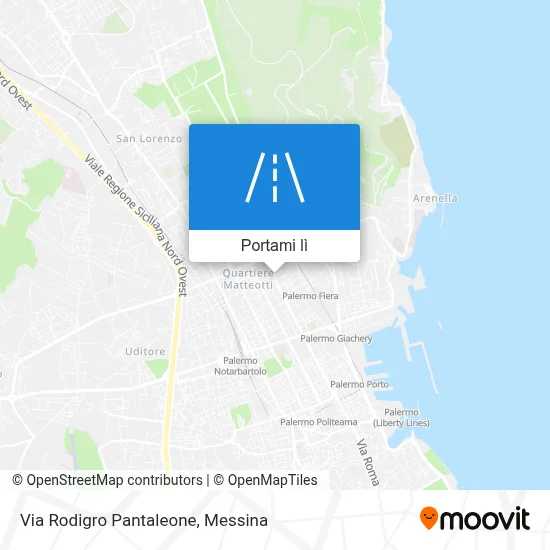 Mappa Via Rodigro Pantaleone