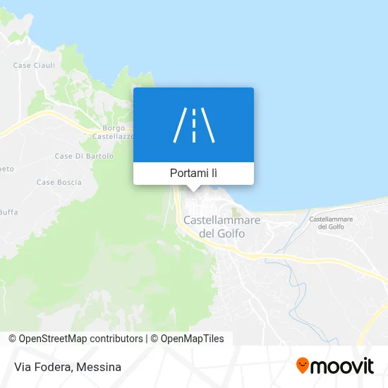 Mappa Via Fodera