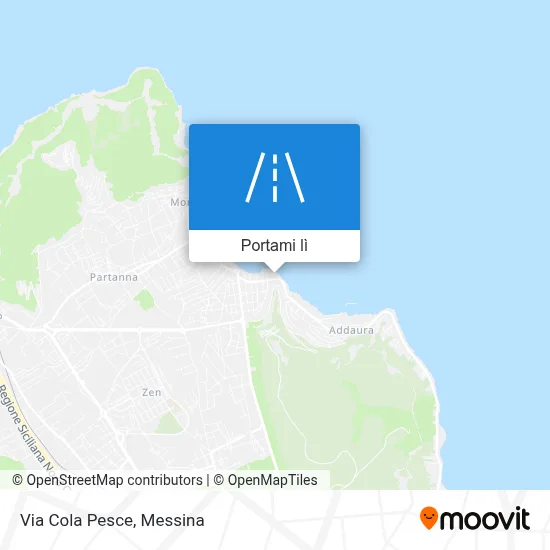 Mappa Via Cola Pesce