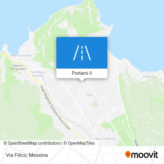 Mappa Via Filico