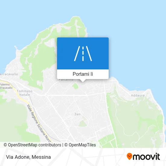 Mappa Via Adone