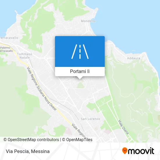 Mappa Via Pescia