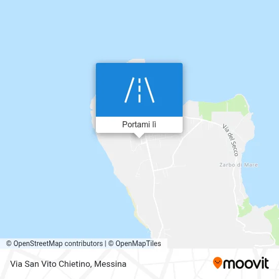 Mappa Via San Vito Chietino