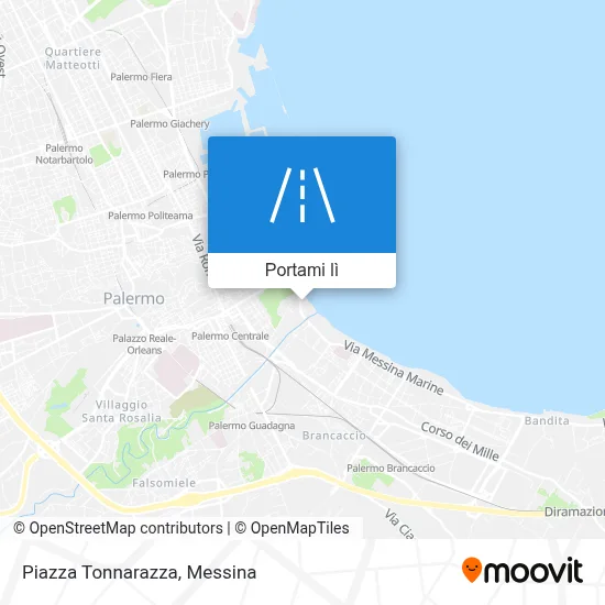 Mappa Piazza Tonnarazza