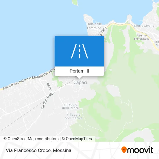 Mappa Via Francesco Croce