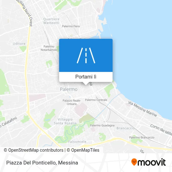 Mappa Piazza Del Ponticello